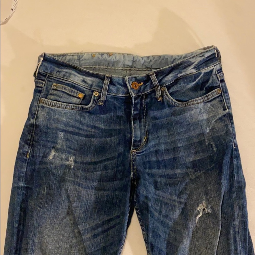 Boyfriend Low Waisted tapered leg Jeans